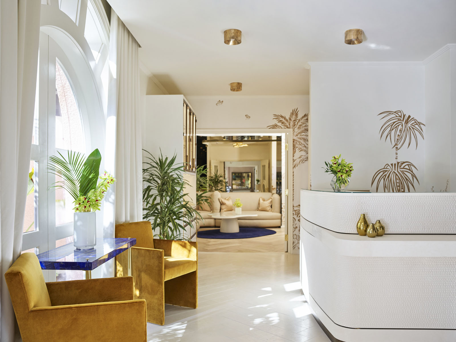Spa Lobby and Relaxation Room